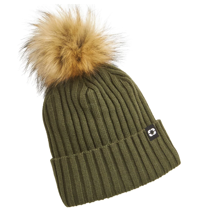 Women's Removable POM Beanie