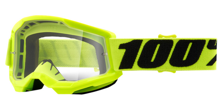 Youth Strata 2 Clear Goggles - Yellow